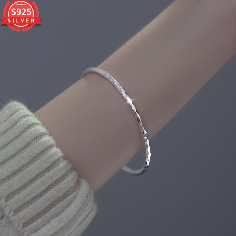 925 Sterling Silver Adjustable Bracelet with 18K Gold Plating