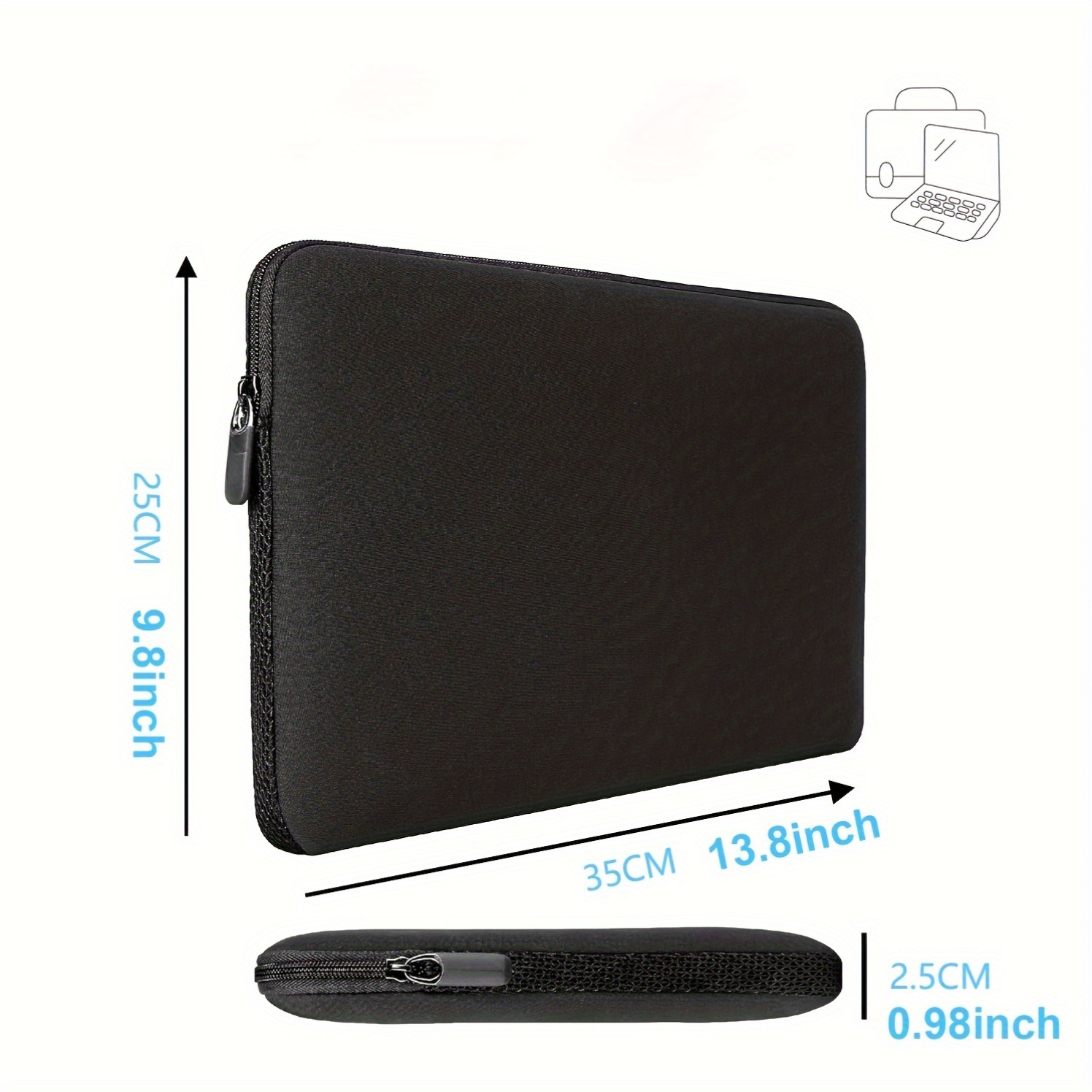E-shop Laptop Sleeve Case Cover Tasche für 14-Zoll, 14.1-Zoll Laptop für Herren & Damen | Schlankes Profil Neopren