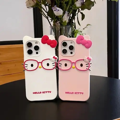 Phone Case - Glasses KT Suitable for Iphone 17 * 16 Pro Max Phone Case, Silicone * 15 Creative Minimalist 13/12/11 Phone Case - Glasses KT Suitable for Iphone 17 * 16 Pro Max Phone Case, Silicone * 15 Creative Minimalist 13/12/11