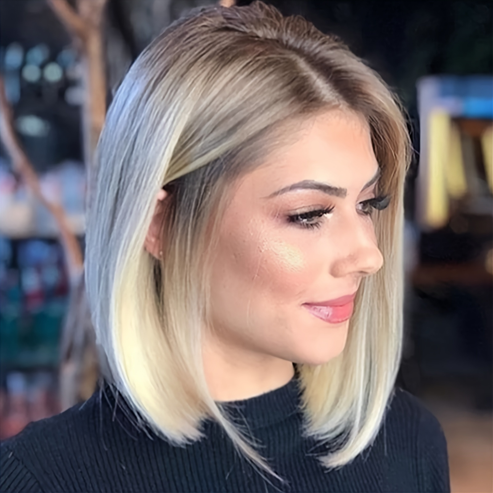 2pcs blonde bob wigs women short straight synthetic hair Temu