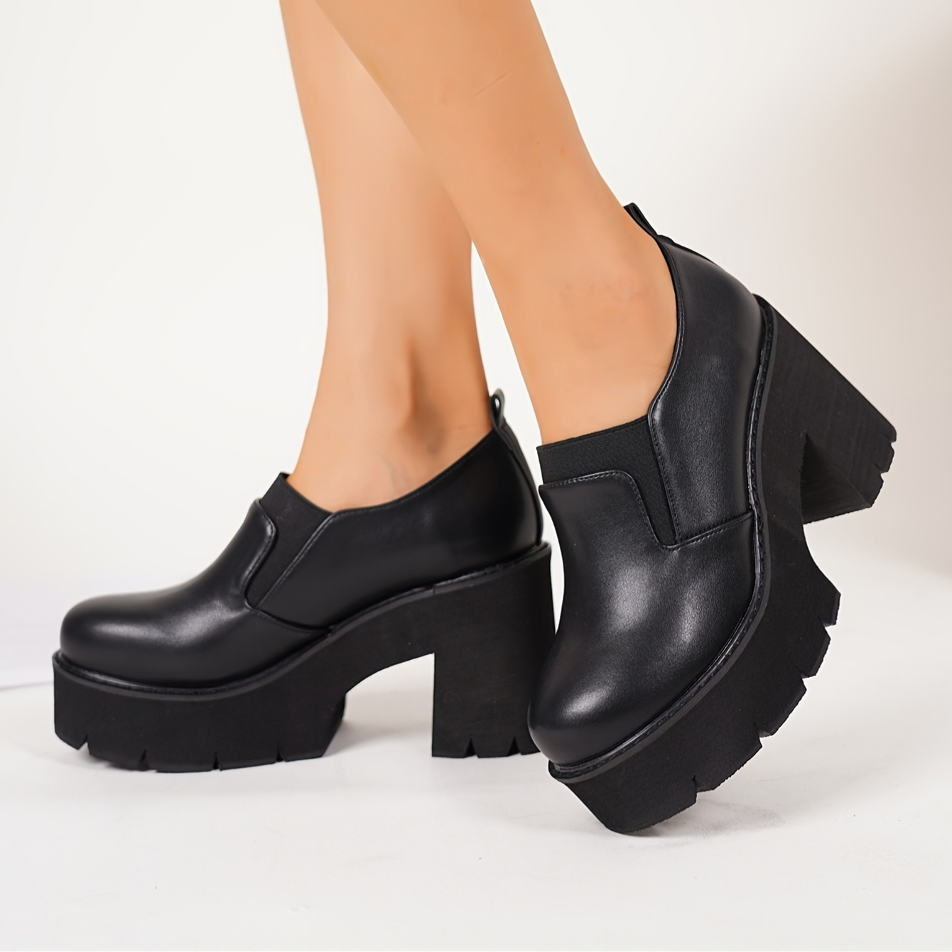 black platform shoes sold on Temu United States black platform shoes sold on Temu United States