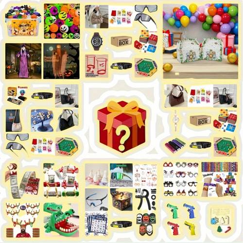 of over 100 types of goods in choose three items and one extra as a gift