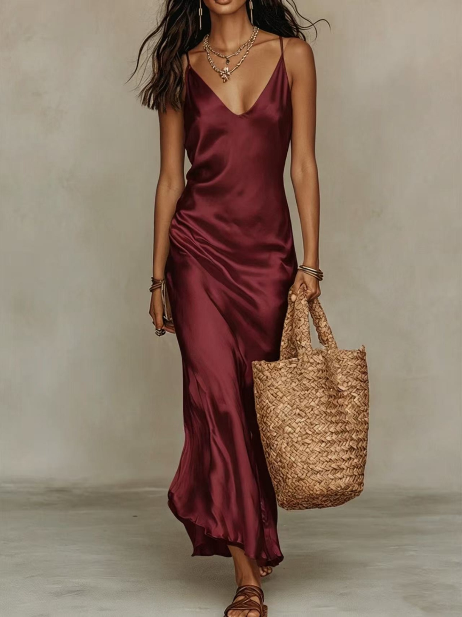 ladies long slips for maxi dresses Long Cotton Slip Dress, Maxi Slip dress with Side Split, Long Night Gown in Light Cotton, Petticoat