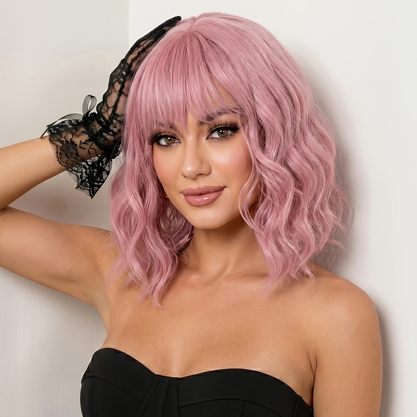 Image of Woven Wigs Women's Basics Loose Wave Tang Long Fiber Synthetic Hair Wig With Cap, High-temperature Resistant, Dense, Fits All