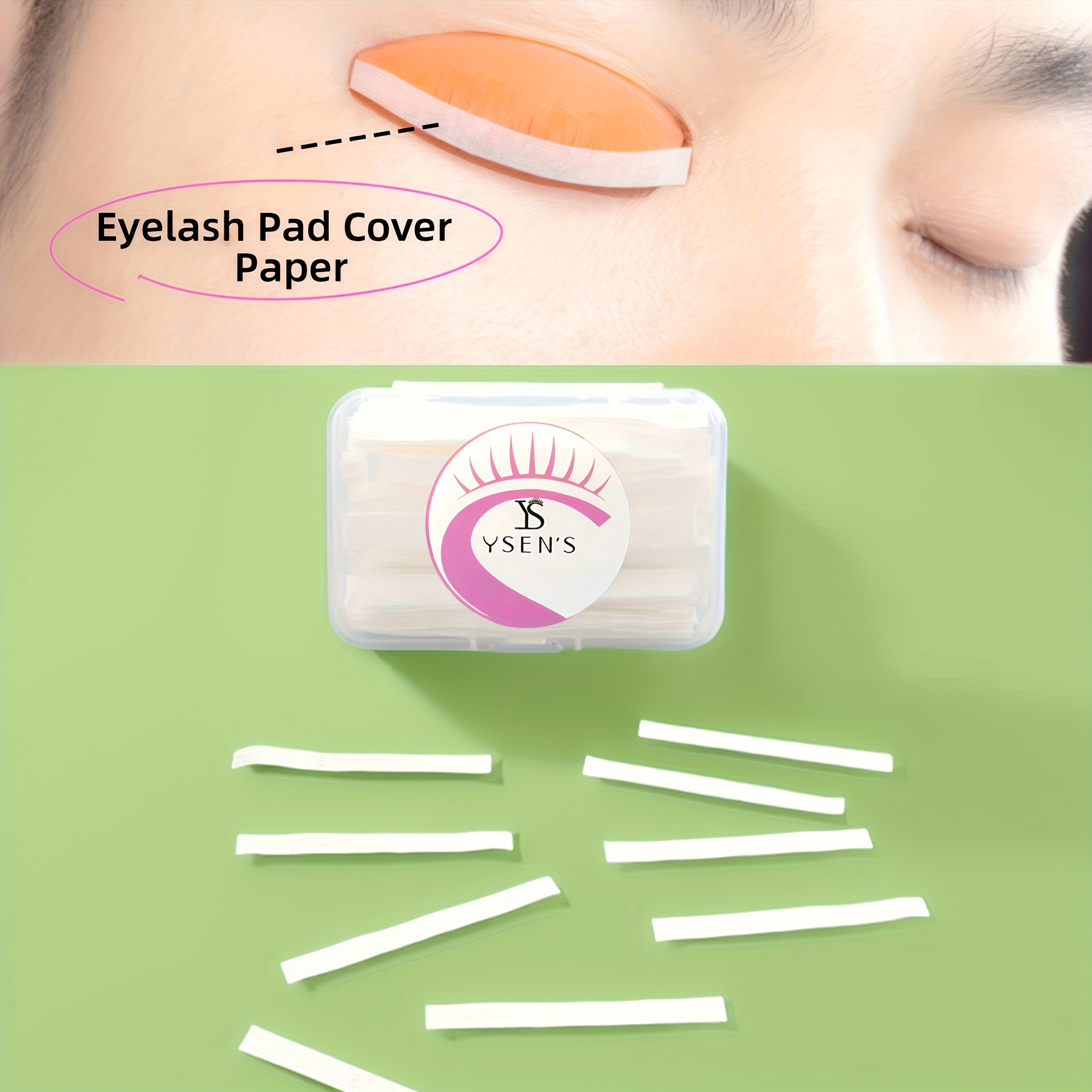 E-shop 1000 Stück Wimpernlifting Pads, Professionelles Abdeckpapier für Wimpernlifting, Wimpern Locken Permanent Set, Wimpernlifting Ausrüstung,