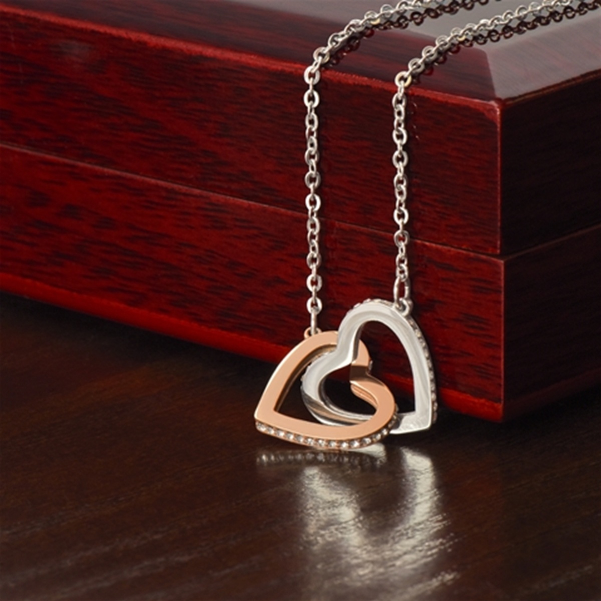 Forever Grateful Mom Heart Necklace, Elegant Gift Box