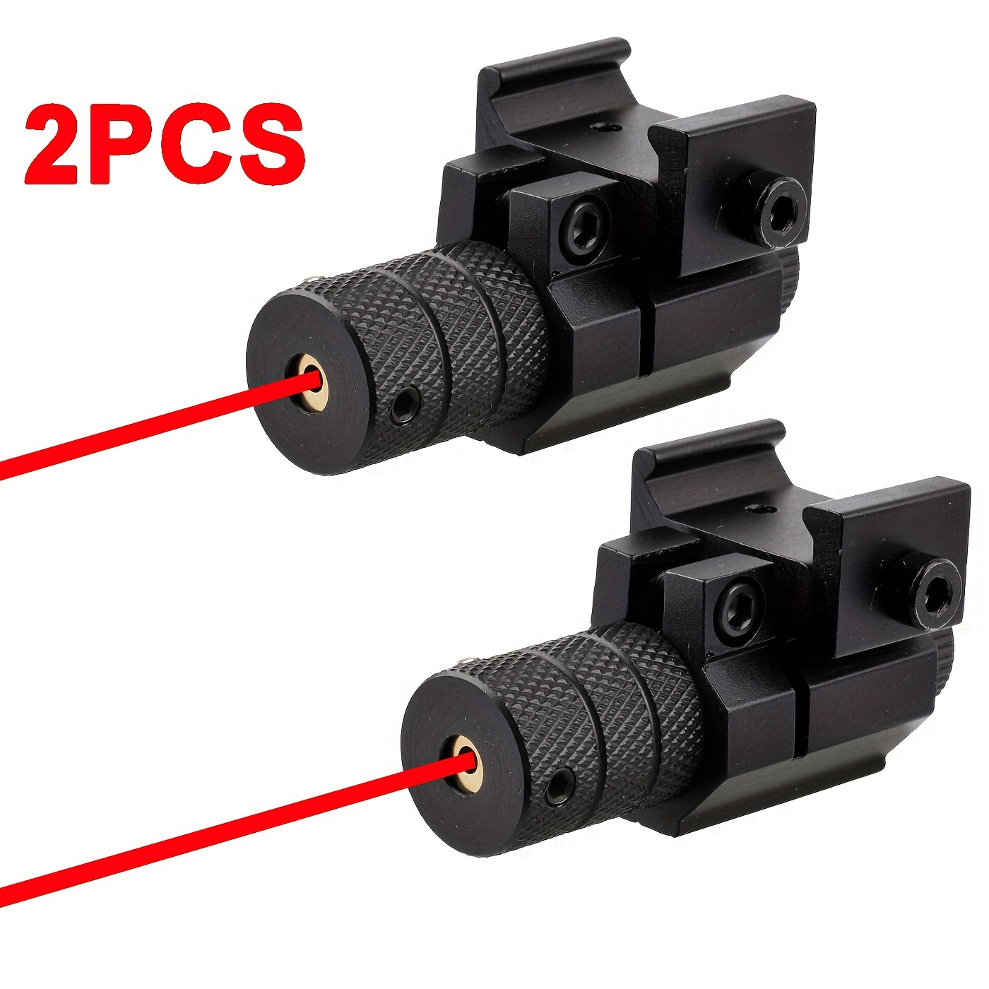 Viseur Laser Rouge Rechargeable Magnétique – Rail Picatinny Weaver – Pour Pistolet, Fusil, Chasse – Garantie 5 Ans