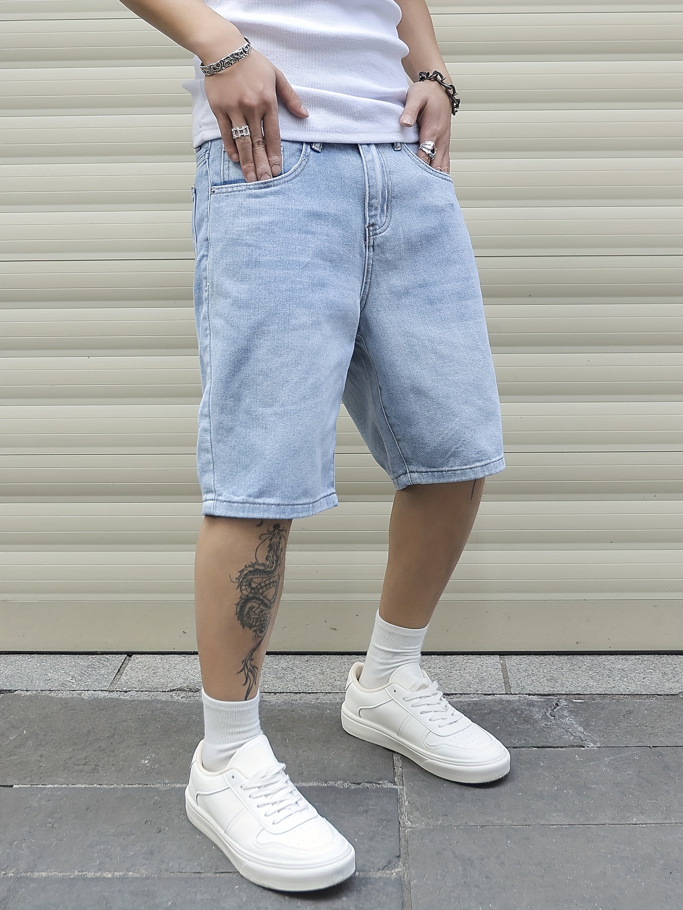 pantalones cortos vintage hombre corte Temu Ecuador