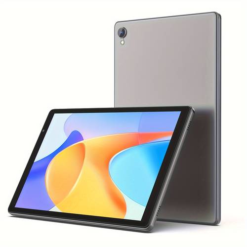 10 inch 12 tablet with core processor 2 2 cores 4gb 32gb rom 1tb expandable storage hd ips 1280x800 dual cameras 6000mah battery usb c wi fi gray