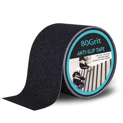 20x Selbstklebende Antirutsch-Streifen – PET Mit Gummi, Schwarz, Wasserfest, Für Treppen, Terrassen & Rampen 20x Selbstklebende Antirutsch-Streifen – PET Mit Gummi, Schwarz, Wasserfest, Für Treppen, Terrassen & Rampen