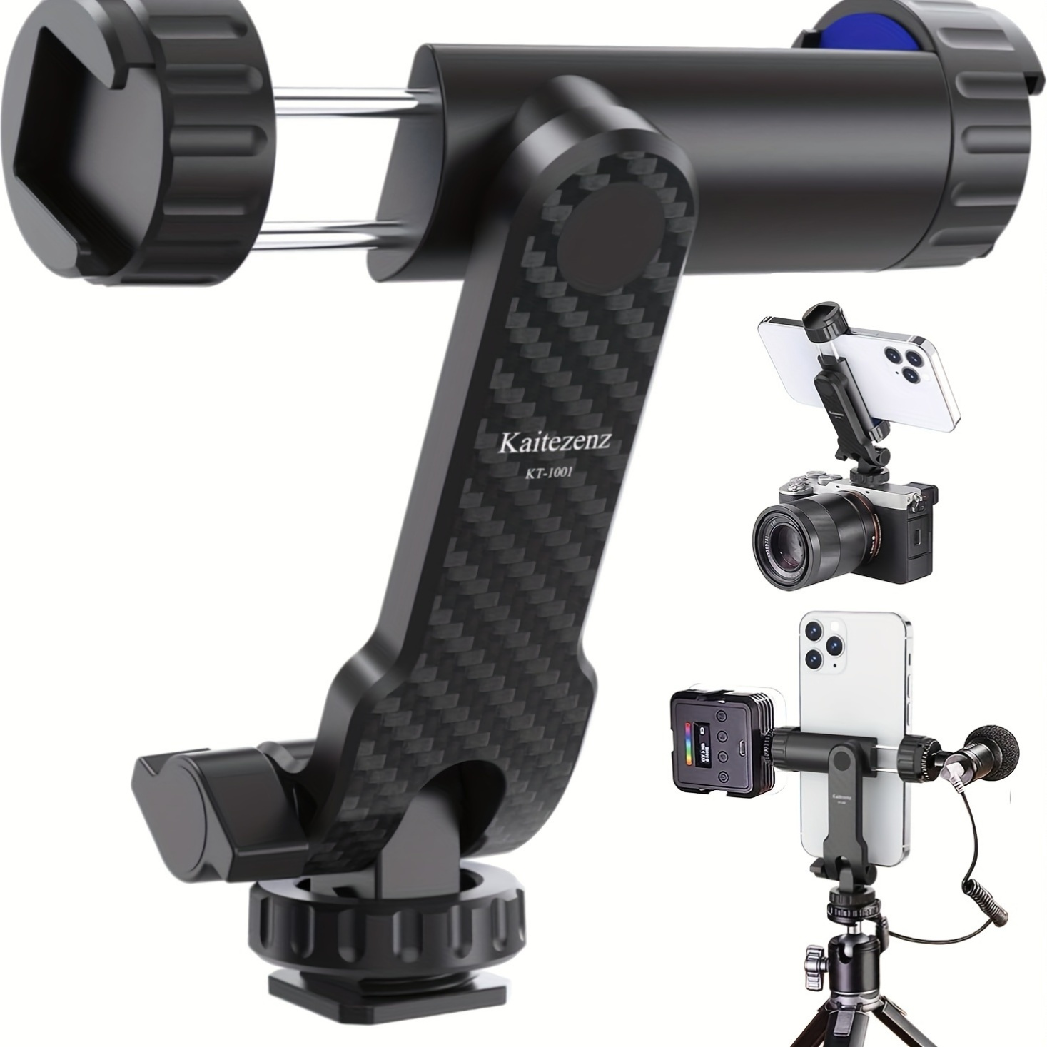 TEMU A Versatile Tripod For Desktops Phones, Suitable For Smartphones, Cameras, , Action Cameras, And Mirrorless Cameras, Featuring Detachable And