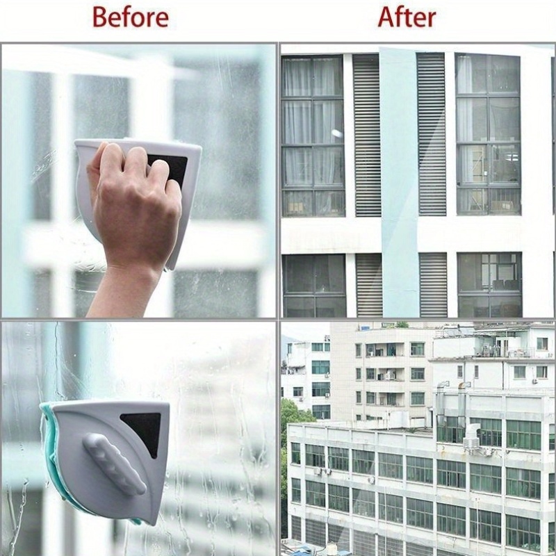 item picture Magnetic Window Cleaner   Cleaning Tool Double-Sided Squeegee Practical Surface Cleaning