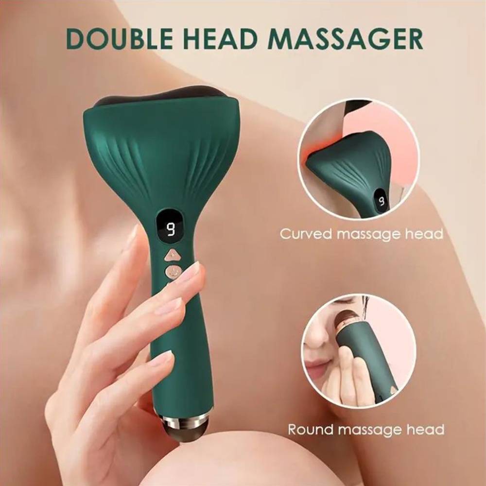 Vibrating Massager USB Electric Scraping Board, Rechargeable Battery, Portable Facial Massager with Adjustable Intensity, Ergonomic Design, Suitable for Home Use, Skincare Tool, Face Massager, Face Massager for Women, Beauty Routine