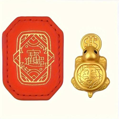 handmade chinese sea turtle shui amulet copper alloy with wealth symbol ornate carved turtle for office decor outdoor use luxury chinese new year gift for women talisman for wealth
