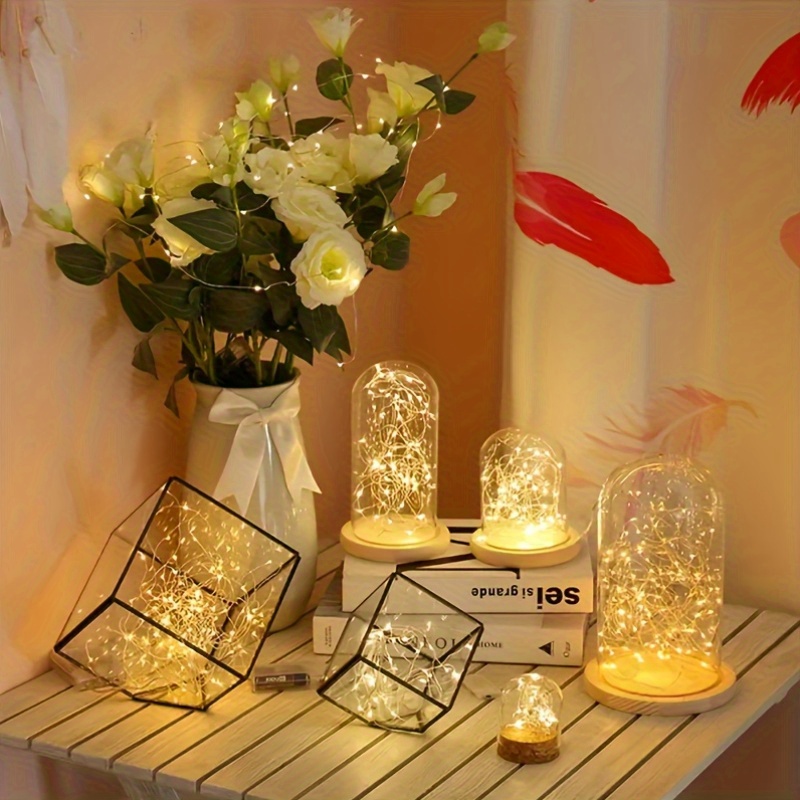 a battery operated led copper wire light string   non   featuring colorful this small decorative string light is perfect for holidays like halloween christmas valentines day and wedding celebrations