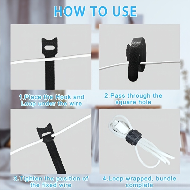 1.2cm X 25.0meter Double-Sided Strips with Cable Ties