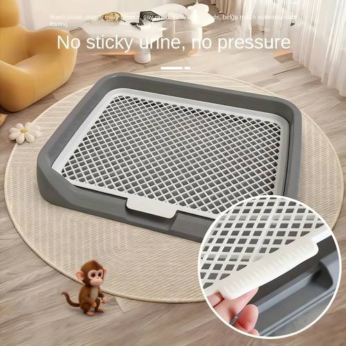 flat bottomed dog toilet designed for small and medium sized dogs leak proof pc material tray easy to for hygiene