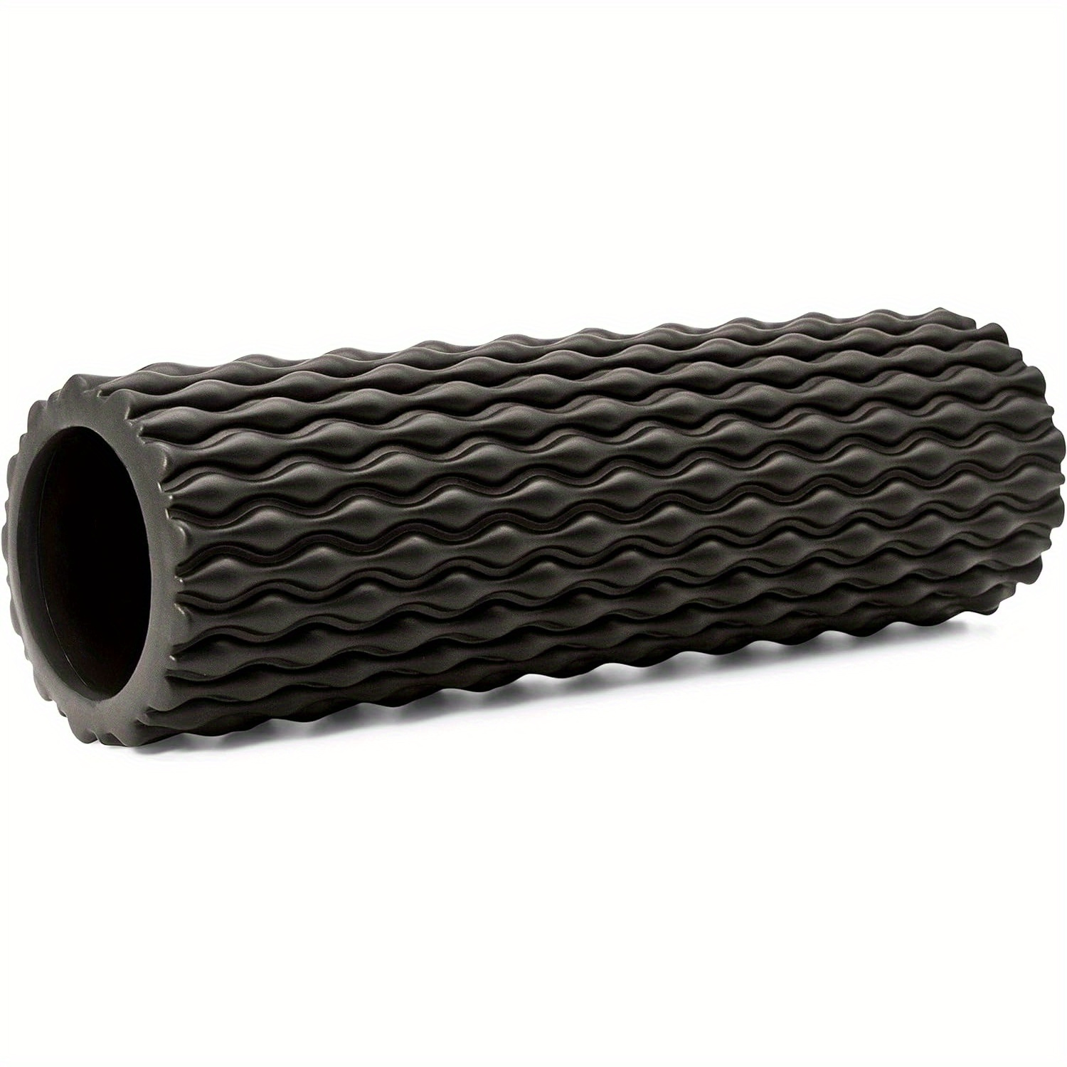 High-Density Foam Roller for Muscle Recovery and Pain Relief - Hard Firmness Manual EVA Foam Roller for Deep Tissue Massage, Inflammation Reduction, and Muscle Exercise