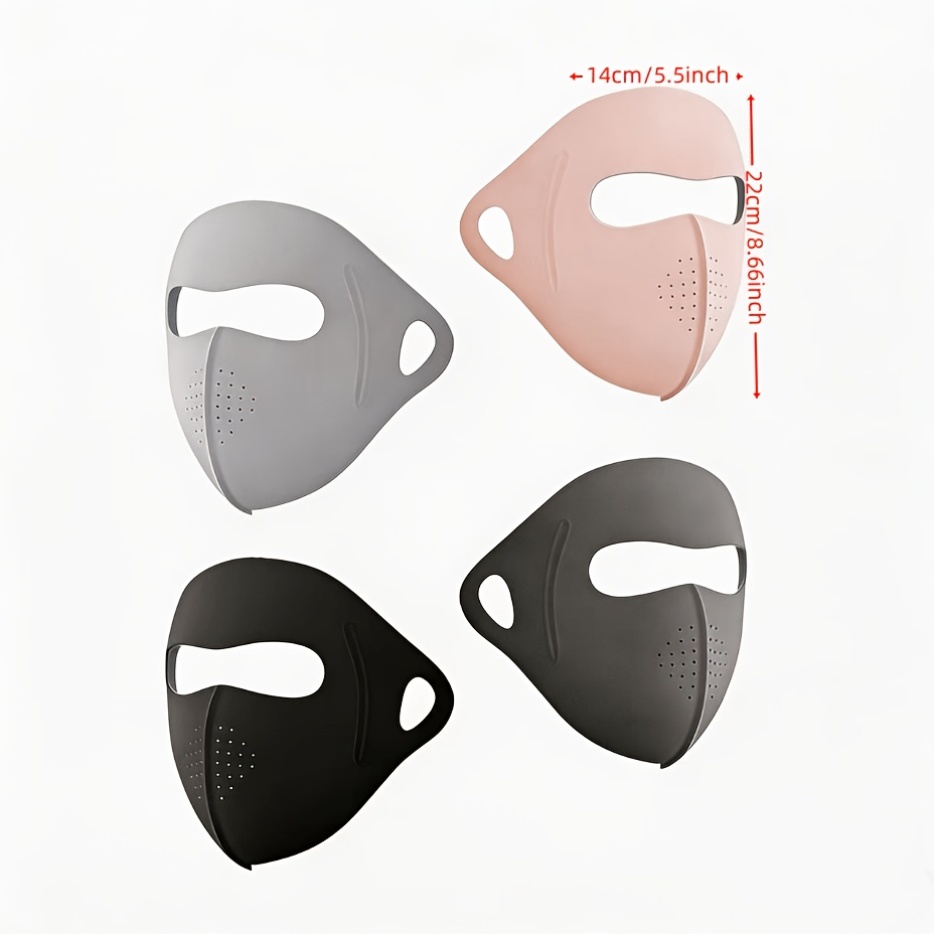 Women's Solid Color Seamless Mask for Outdoor Activities