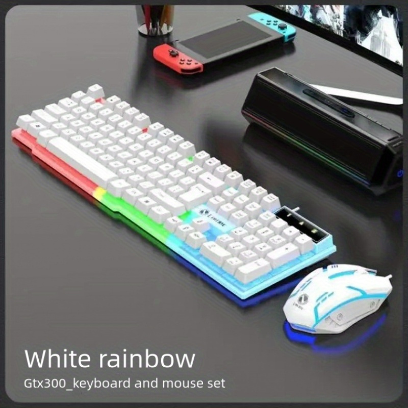 Chonchow Keyboard White Light Up Gaming Keyboard Chonchow Keyboard