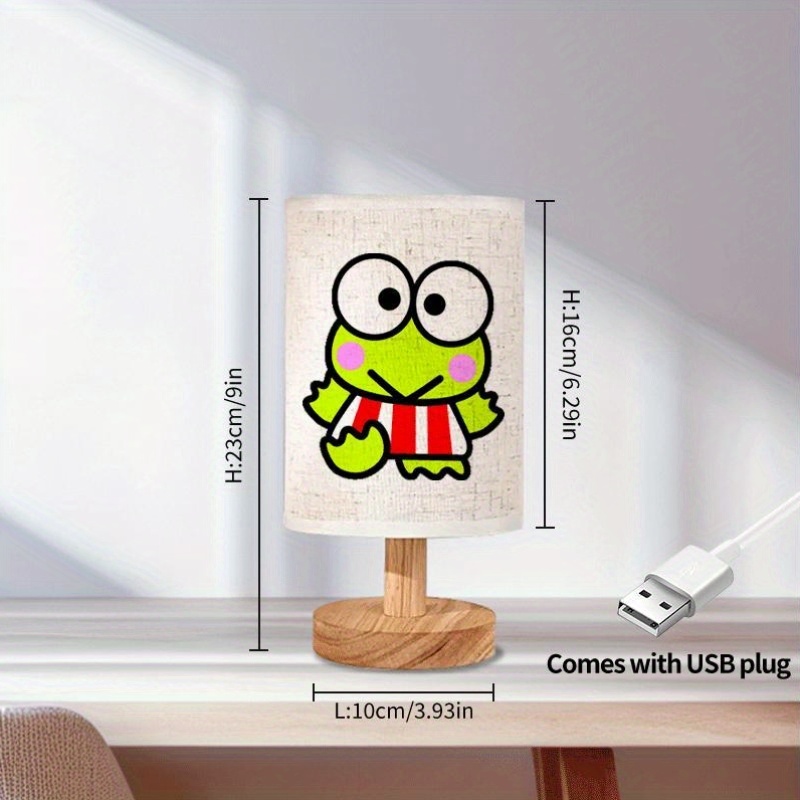       bedside table lamp with striped design usb powered night light for gifts small night light for friends suitable as a bedside night light Product details 2