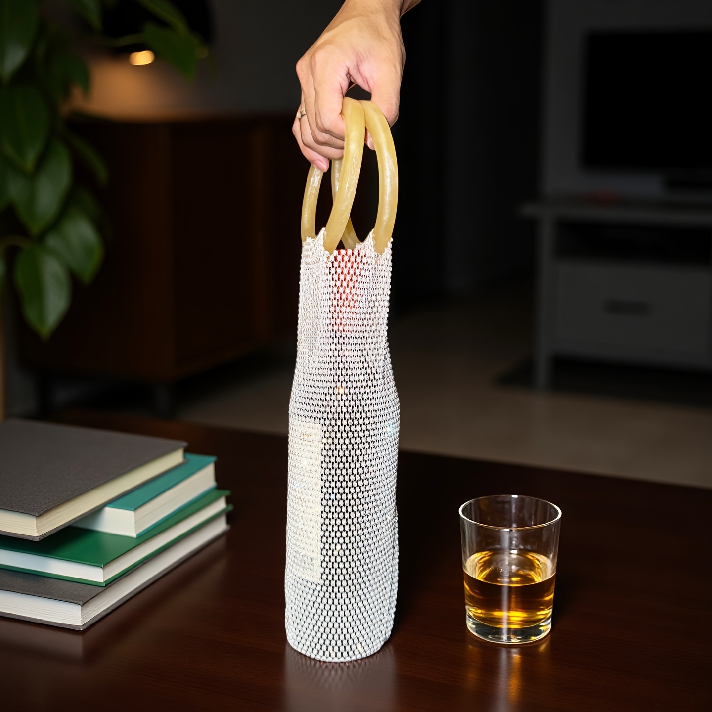 Gift For Her/him Evening Bag Mesh Bag, Water Bottle Cup Storage Handbag Evening Bag For Weddings, , And Festivals