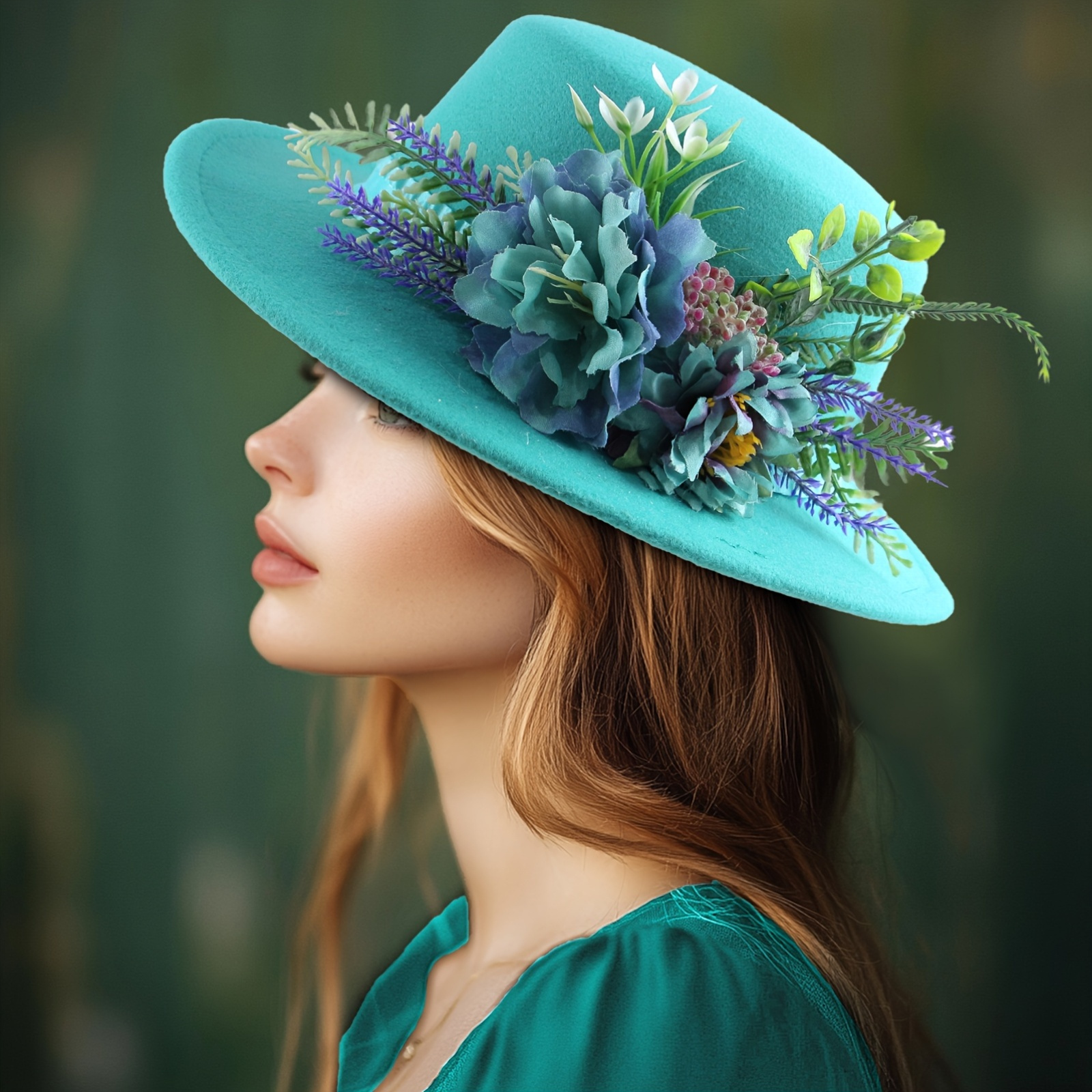 hats with flowers - United Kingdom display picture 1