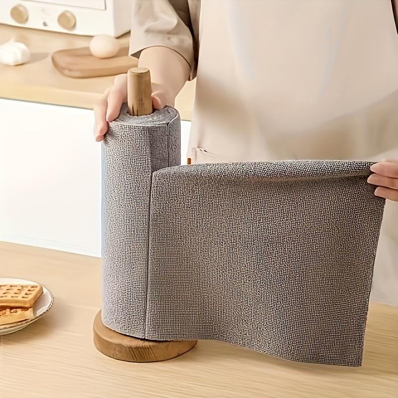 TEMU 21pcs Multicolor Towel Roll Cleaning Cloths, Kitchen Cleaning Towels, Reusable Household Set, Essential Multifunctional Cleaning Alternative,