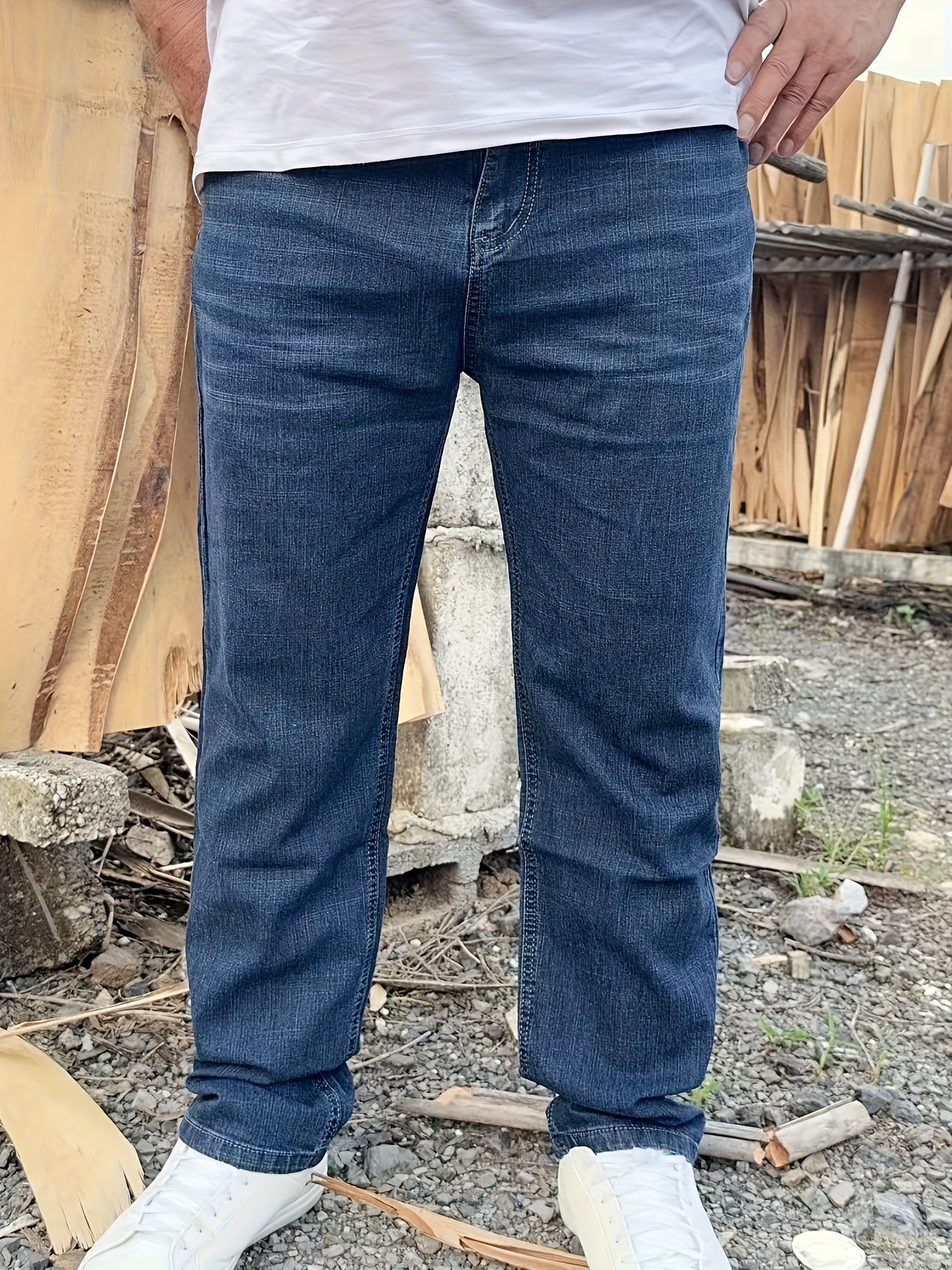 Men'S Casual Date And Work Business Stretch Slim-Fit Jeans