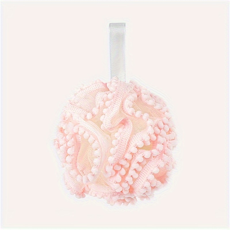 TEMU 2 pièces de Gants de Bain en Loofah de Qualité Premium - Poufs de Douche Exfoliants Doux avec Ruban de Suspendre