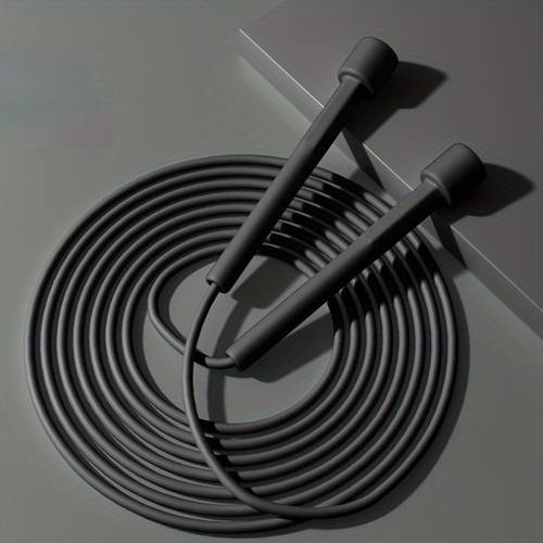 adjustable pvc jump rope for fitness and durable and non knotting with non slip handles ideal for full body workouts training and ideal for gym exercise and