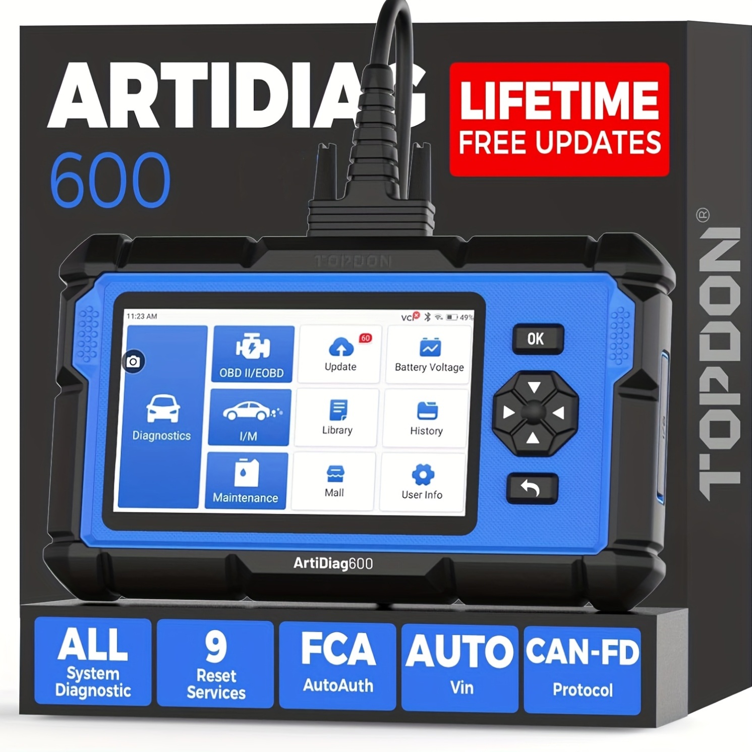 car scanners sold on Temu United States