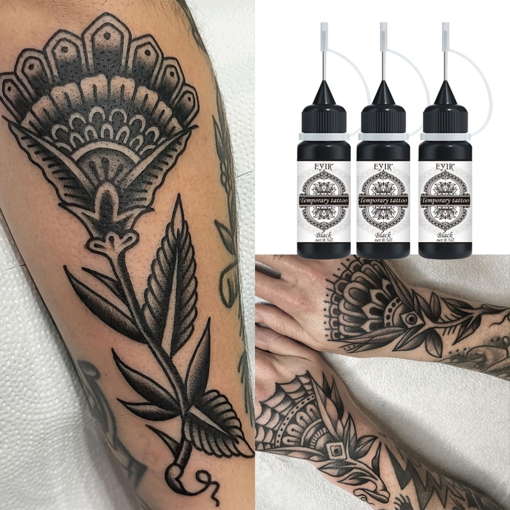 Black Tattoo Paste - Waterproof and Long-Lasting
