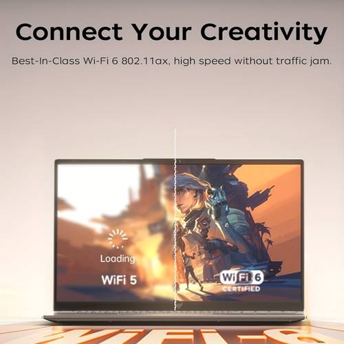 laptop computer with 5 7430u processor 6c 12t graphics16gb ddr4 512gb 15 6 full hd ips display wi fi 6 type feature webcam