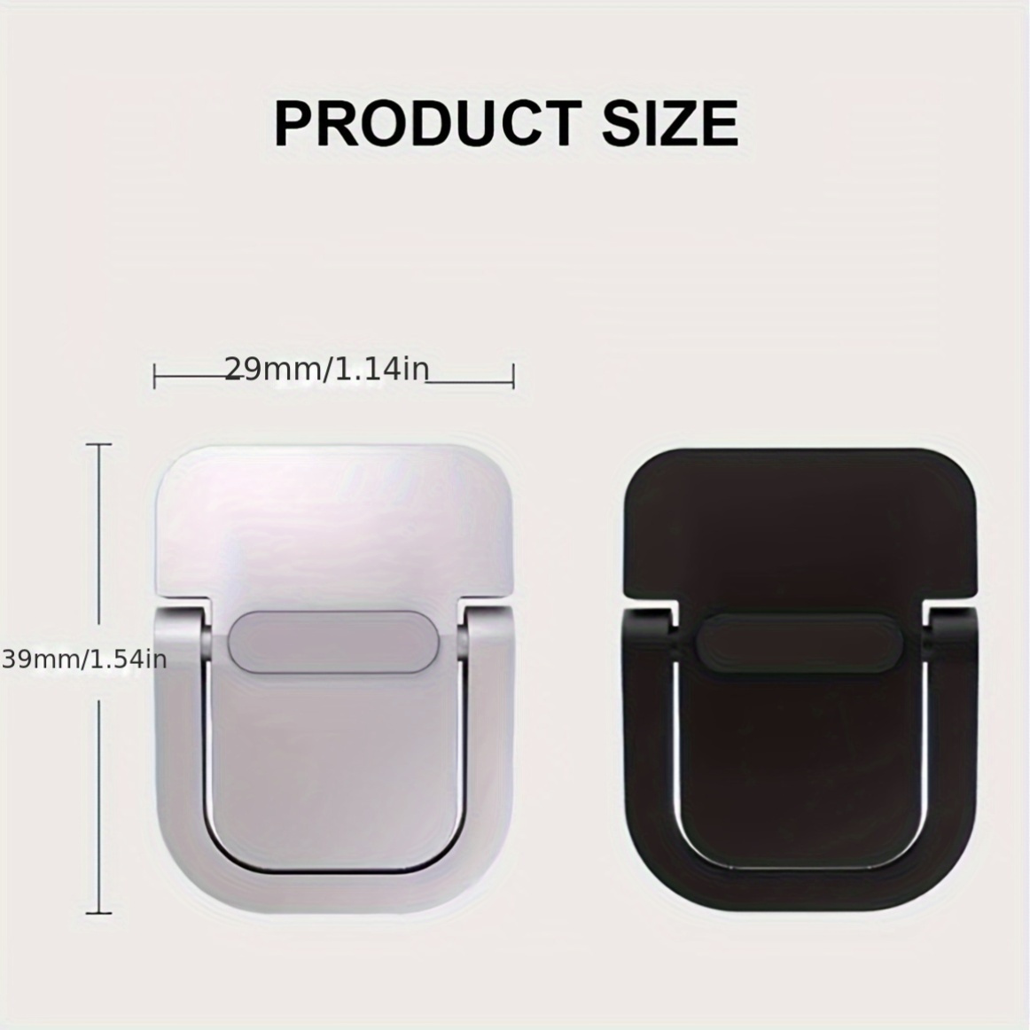 Compact Portable Laptop Stand - Invisible, Foldable, Ergonomic Desk Support for 10-18 Inch Laptops, Tablets, Keyboards, and Phones - ABS Material - For Office Workers & Students - Suitable for Home & Travel - Great Gift for Tech Enthusiasts 5 Compact Portable Laptop Stand - Invisible, Foldable, Ergonomic Desk Support for 10-18 Inch Laptops, Tablets, Keyboards, and Phones - ABS Material - For Office Workers & Students - Suitable for Home & Travel - Great Gift for Tech Enthusiasts - Image 5