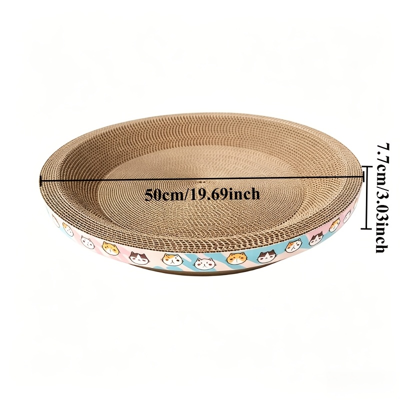TEMU 1pc Cat Scratching Board, Cat Nest, Cat Scratching Board, Cat Scratching Toy, Cat Scratching Nest-shaped Cat Scratching Pad