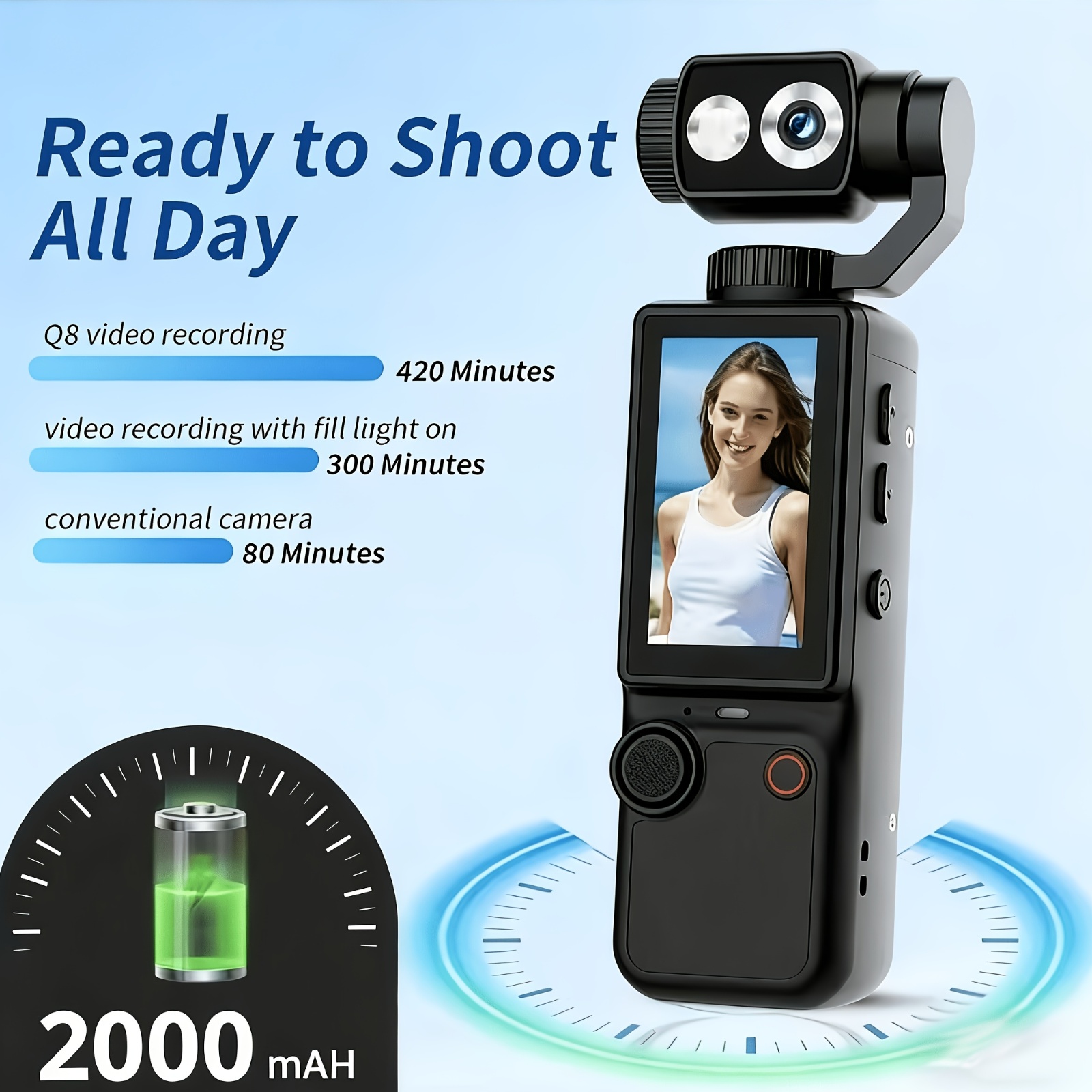 gimbal camera sold on Temu New Zealand