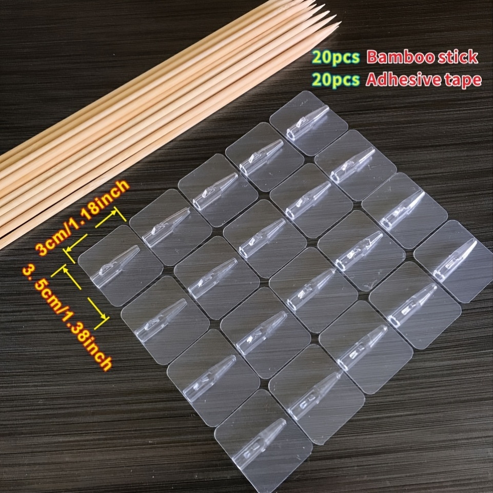 40pcs Flower Making Kit With Adhesive Sheets & Bamboo Skewers - Diy Craft For, Wedding, Party Decorations - Create Gift Bouquets With Photos, Candies, Figures - Easy Assembly ( & S)