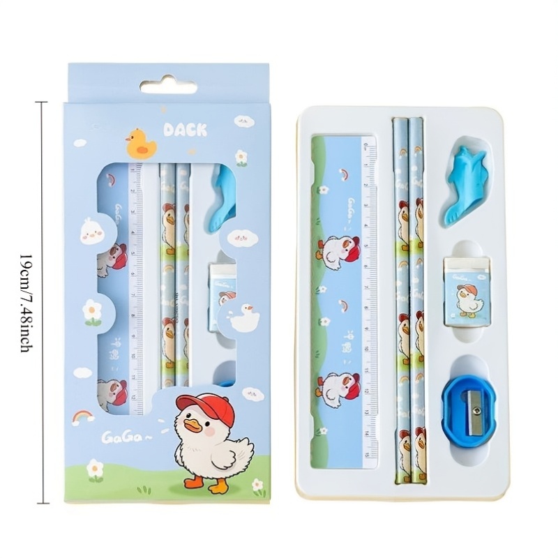12pcs Cartoon Stationery Gift Bag Set for Students