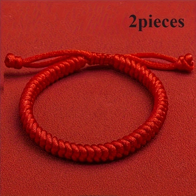 2pcs Couple Bracelets Red String Bracelets for Men And Women