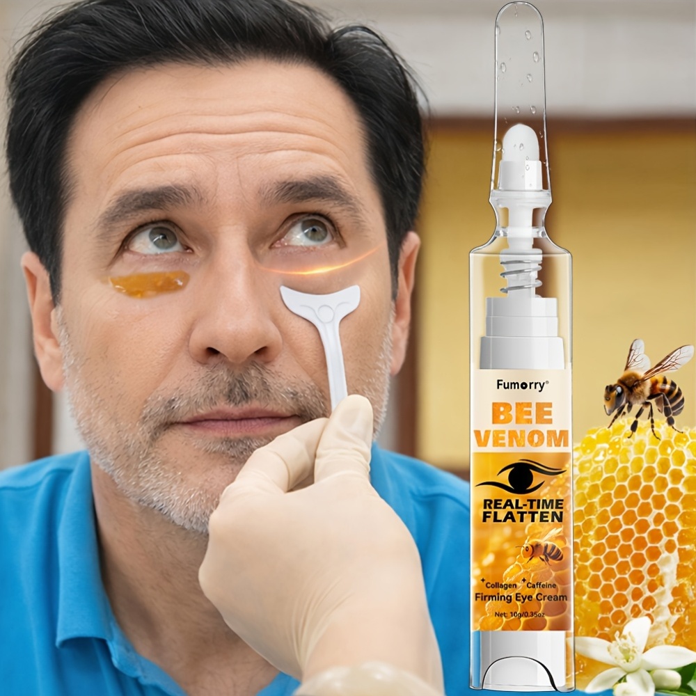   eye cream contains collagen bee   and   for dark circles and puffiness deep moisturizing and   eye skin