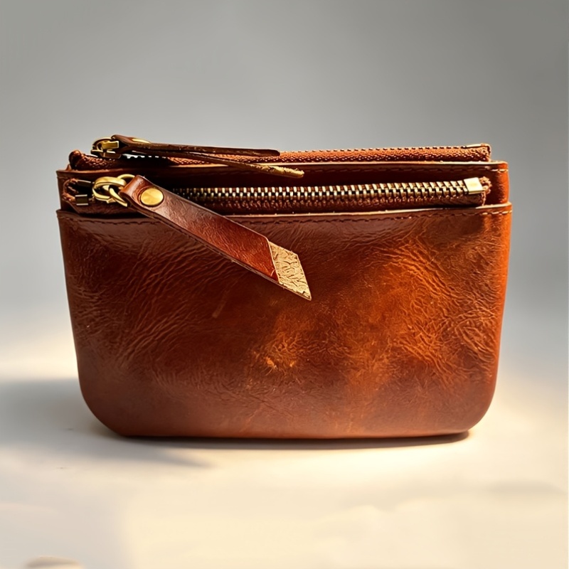 genuine leather purse sold on Temu Australia