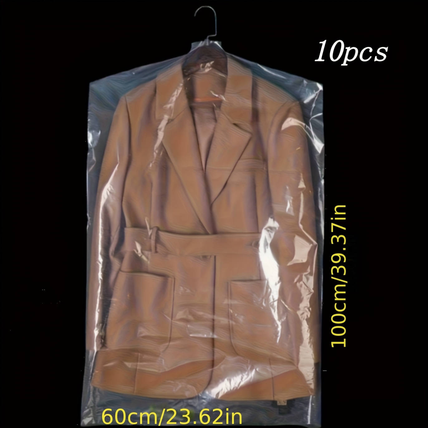 Image of 10pcs Portable Clothes Keeper: For Travel/dormitory Use, Storage Of Suit Shirts, Organization For Easter, Convenient And Durable, Fashionable And Protective Clothing To Prevent Damage