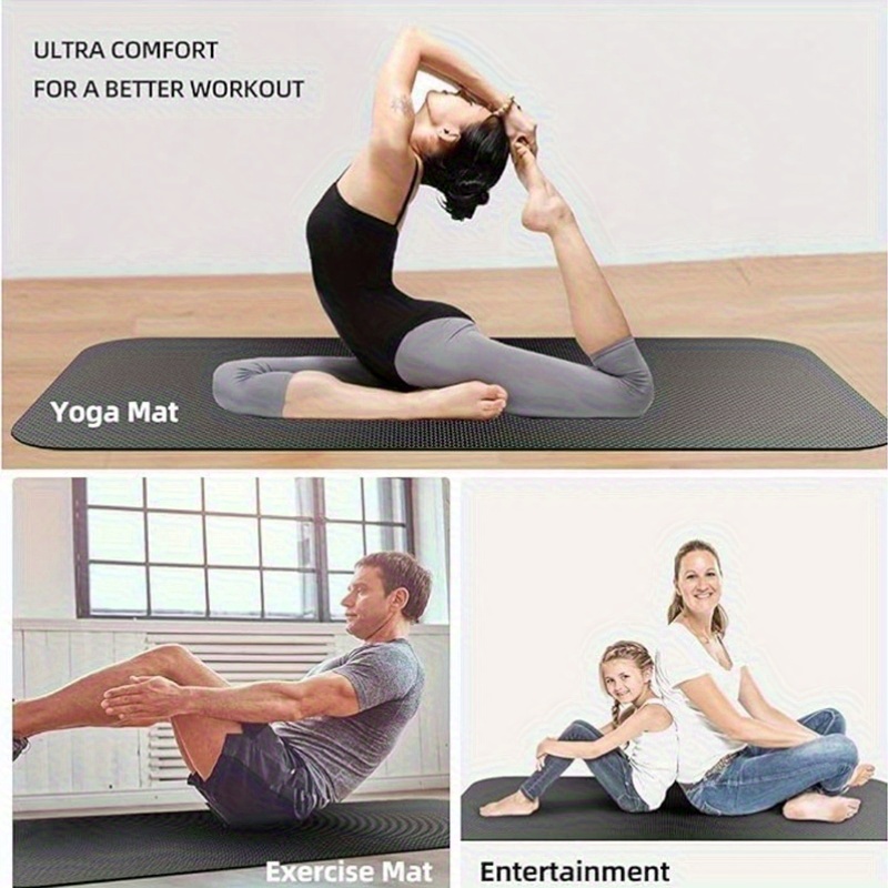 High-Quality Anti-Slip Exercise Mat with Storage Bag