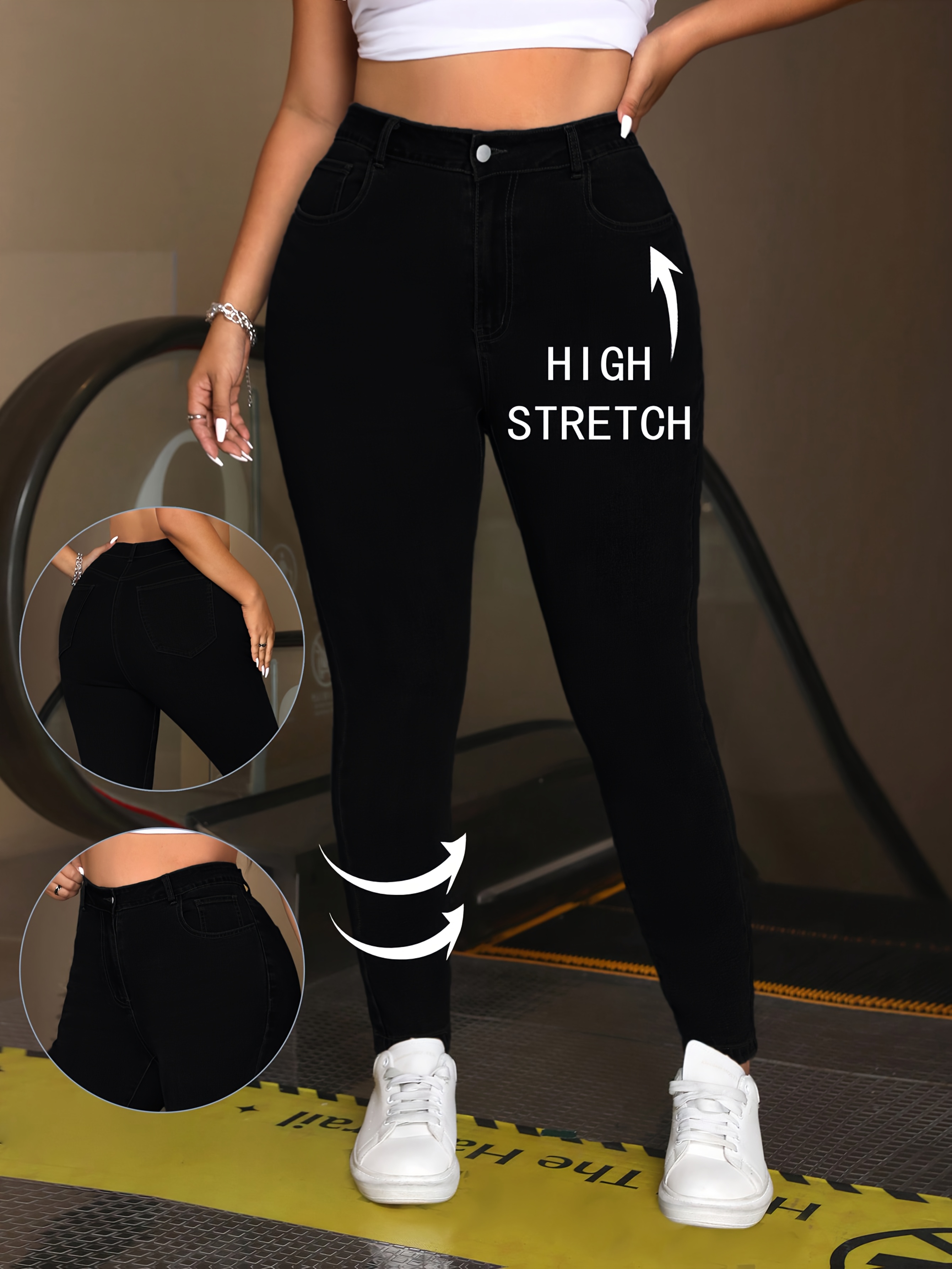   size high waist skinny jeans super stretchy   fit pencil   for everyday outfits womens jeans and apparel plus size jean 0