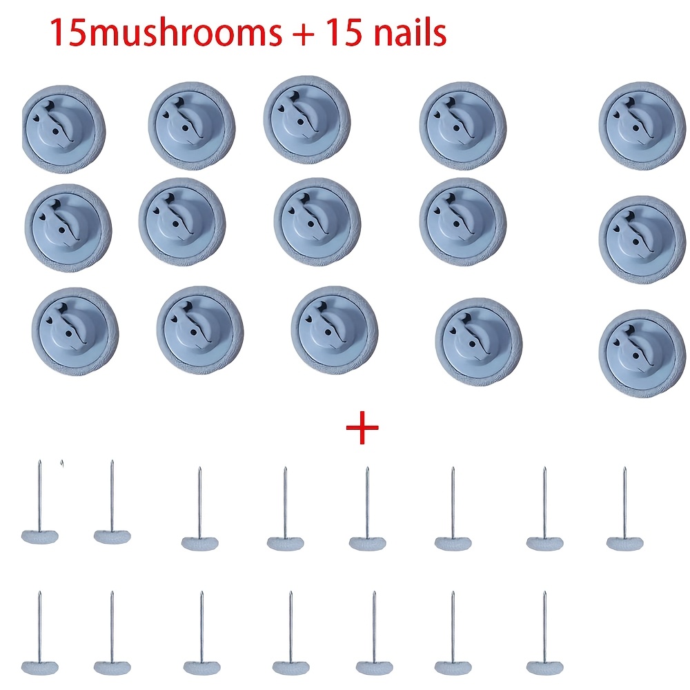 TEMU 30 piezas (15 hebillas pinzas) Sujetadores para cubre cama, clips desmontables para sábanas ajustables y fundas de edredón, accesorios para la