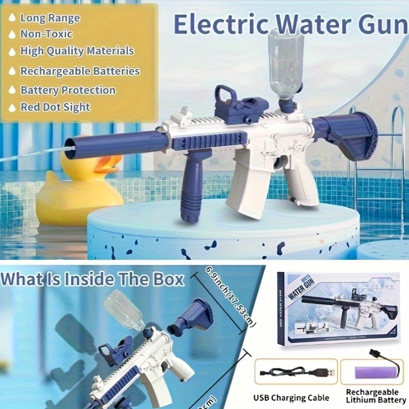 Pistolas De Agua Para Niu00f1os Y Adultos, A Prueba De Fugas,