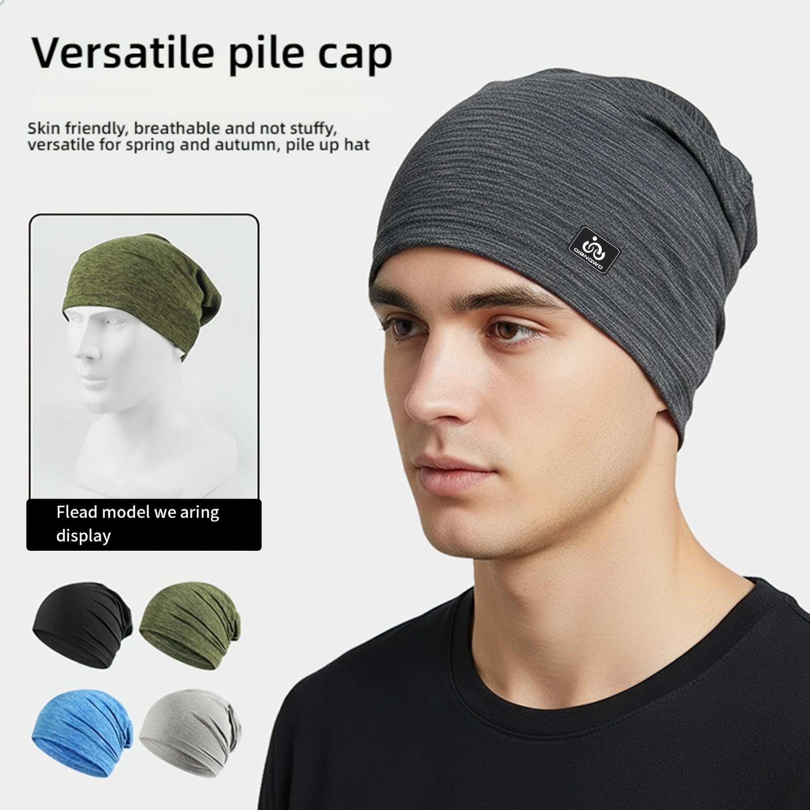   universal beanie breathable lightweight quick drying knit fabric polyester and elastane ideal for skiing hiking yoga and outdoor activities hand wash only packable football holiday gift