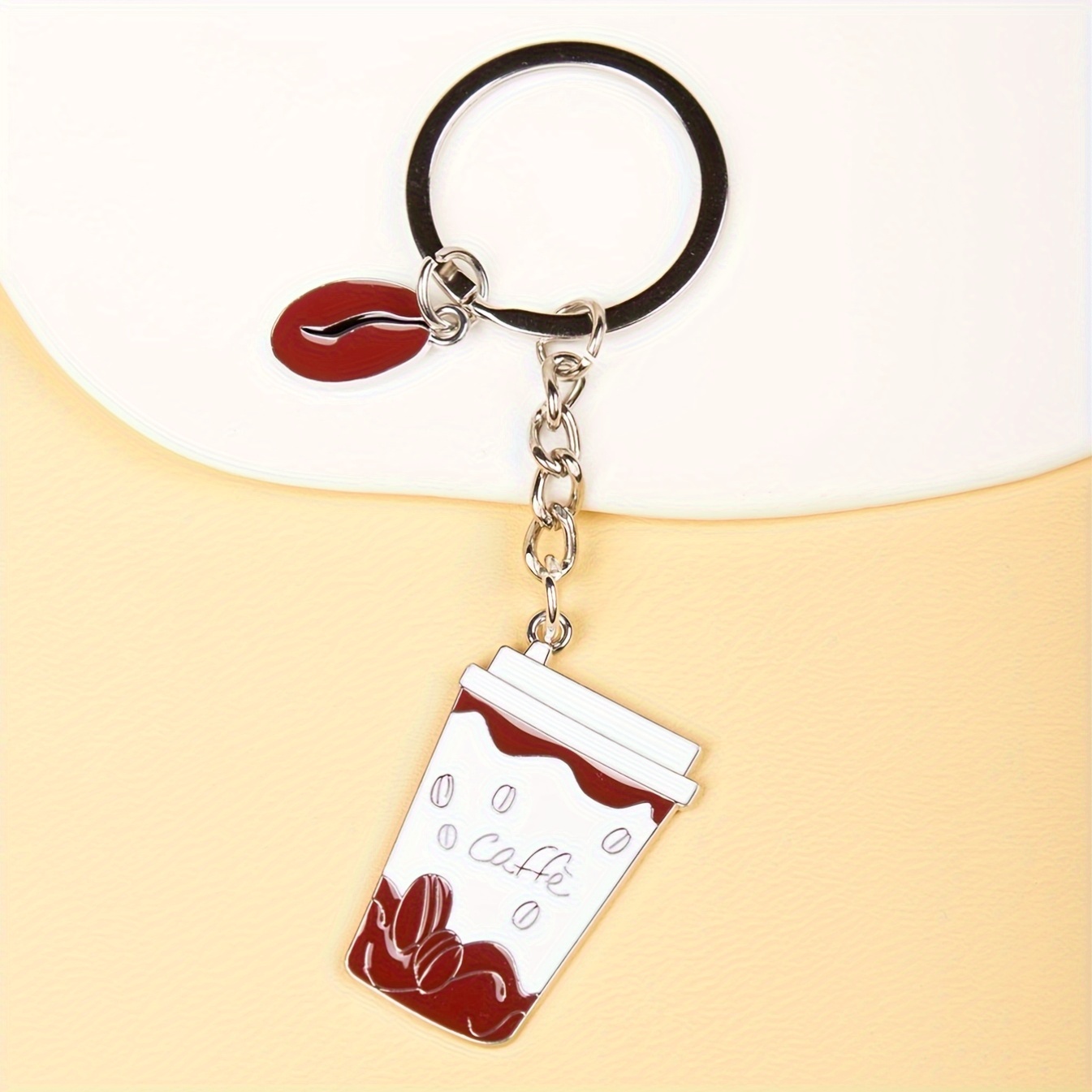 Miniblings Schlüsselanhänger Espressokanne Rot – Handgemachter Schmuck Aus Deutschland