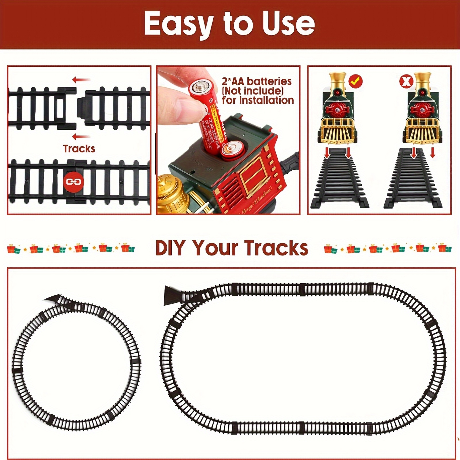 Elektrische Treinset met Verlichting voor Kinderen vanaf 3 Jaar - Afbeelding 7